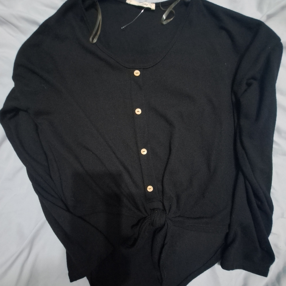 Black sweater top